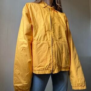 Vintage Claybrooke Yellow Cotton Chore Coat Medium Cotton Coraline